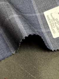DM5144 DORMEUIL QUEEN Super100's 海軍藍 格紋[布料] 細井商事株式會社 其他圖片