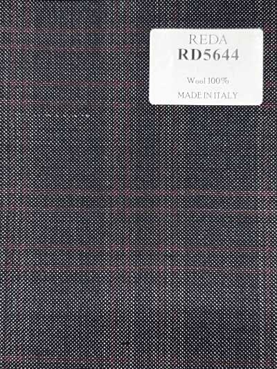 RD5644 REDA 海軍藍×紅色 格紋