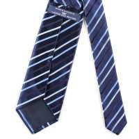 HVN-01 使用 VANNERS面料手工製作的領帶條紋圖案海軍藍[正裝配飾] 山本（EXCY） 更多照片