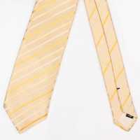HVN-07 使用 VANNERS面料手工製作的領帶條紋圖案金色[正裝配飾] 山本（EXCY） 更多照片
