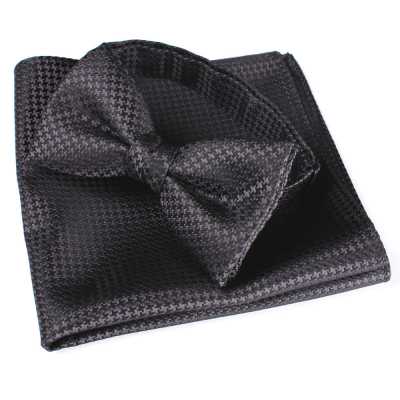 VBF-08 使用VANNERS布料 蝴蝶領結 千鳥格圖案 黑色